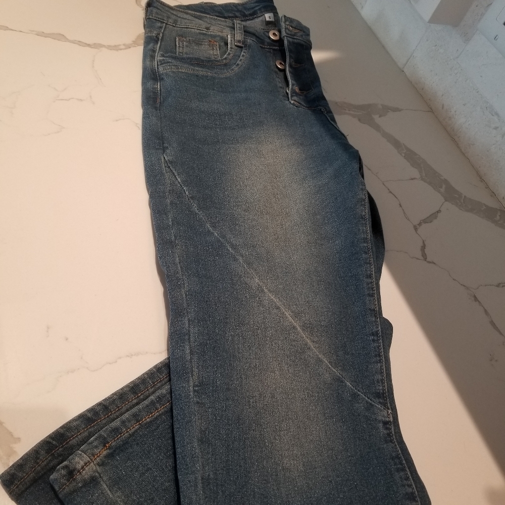 Women's soft light blue jeans